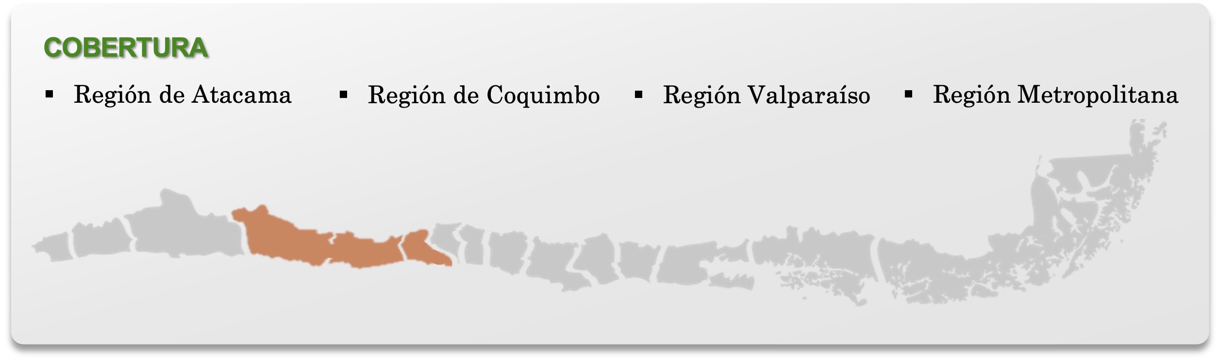 Cobertura geográfica de la empresa Biomundo Soluciones
